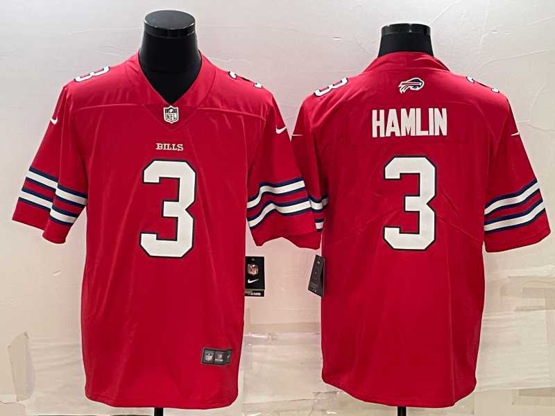 Men & Women & Youth Buffalo Bills #3 Damar Hamlin Red 2022 Vapor Untouchable Stitched NFL Nike Limited Jersey